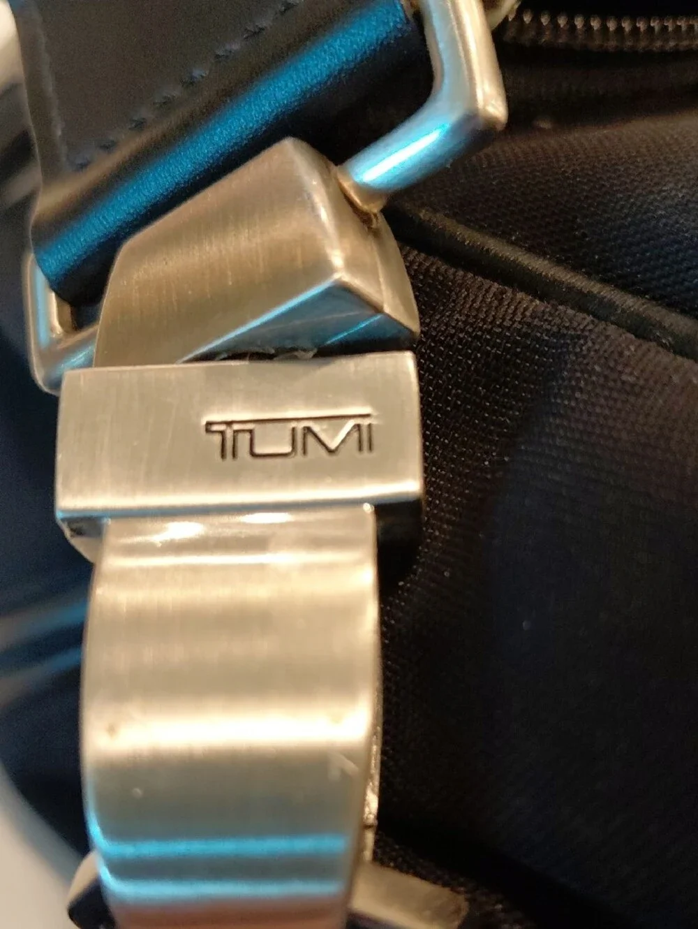 Tumi Black Men's Duffel Bag with Shoulder Strap